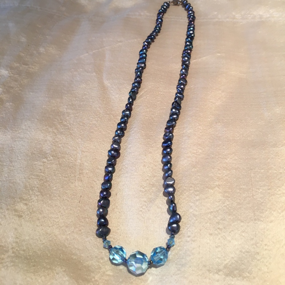 Pearl and Crystal Necklace