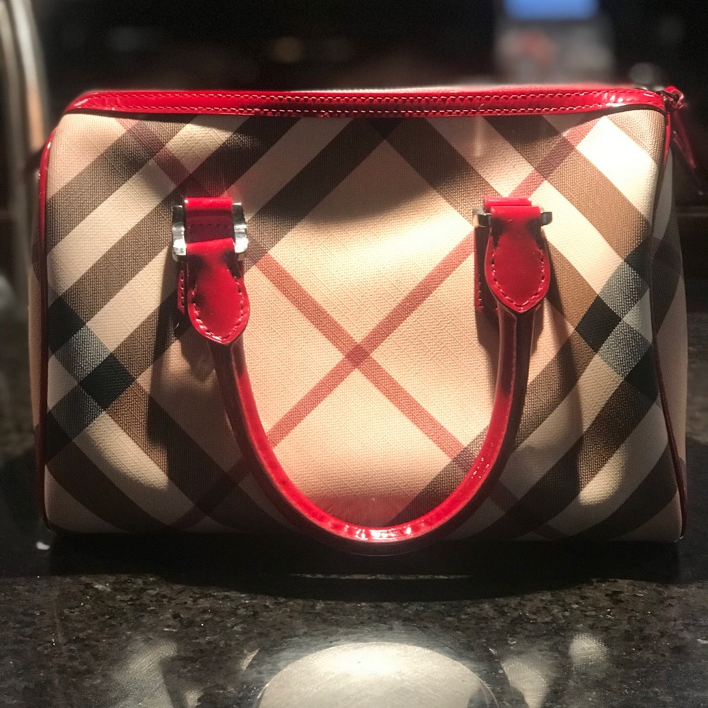 Burberry Nova Check Satchel