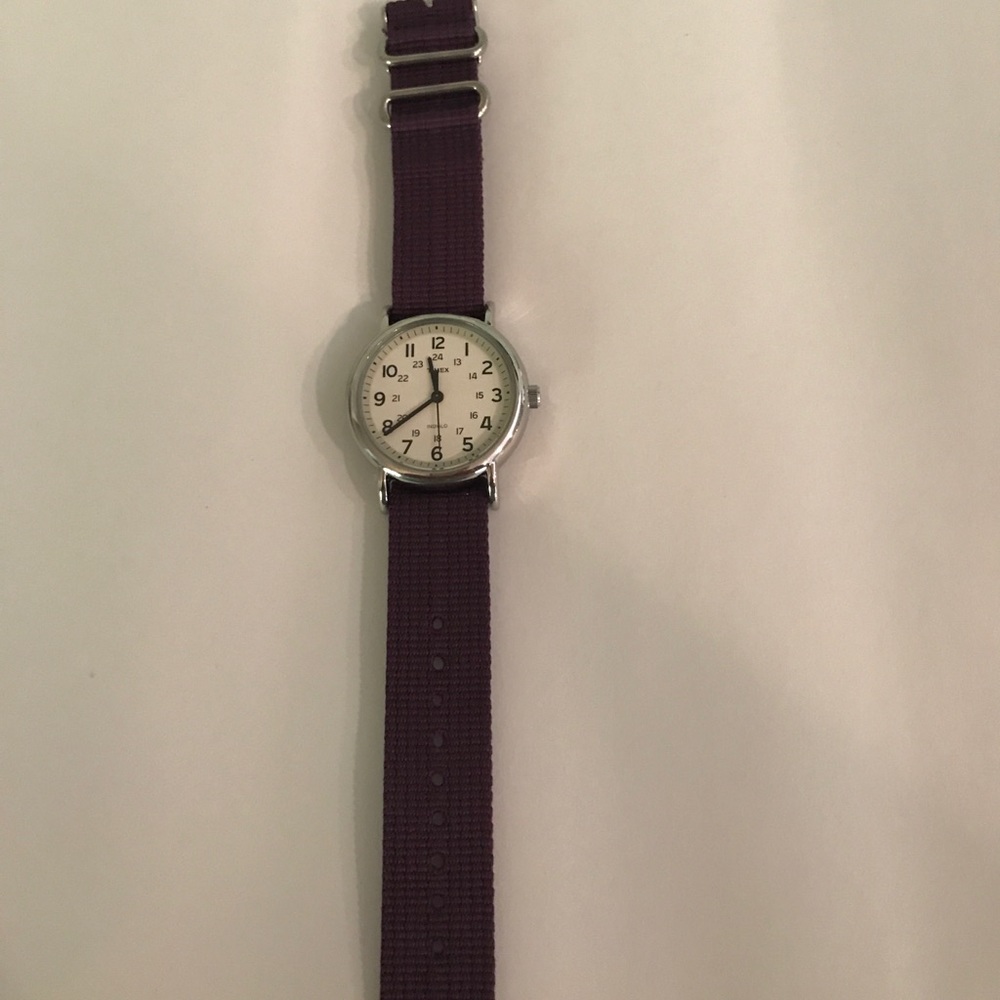 Timex ladies watch with purple band
