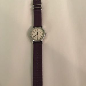 Timex ladies watch with purple band