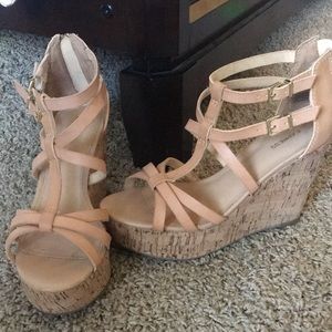 Tan wedges