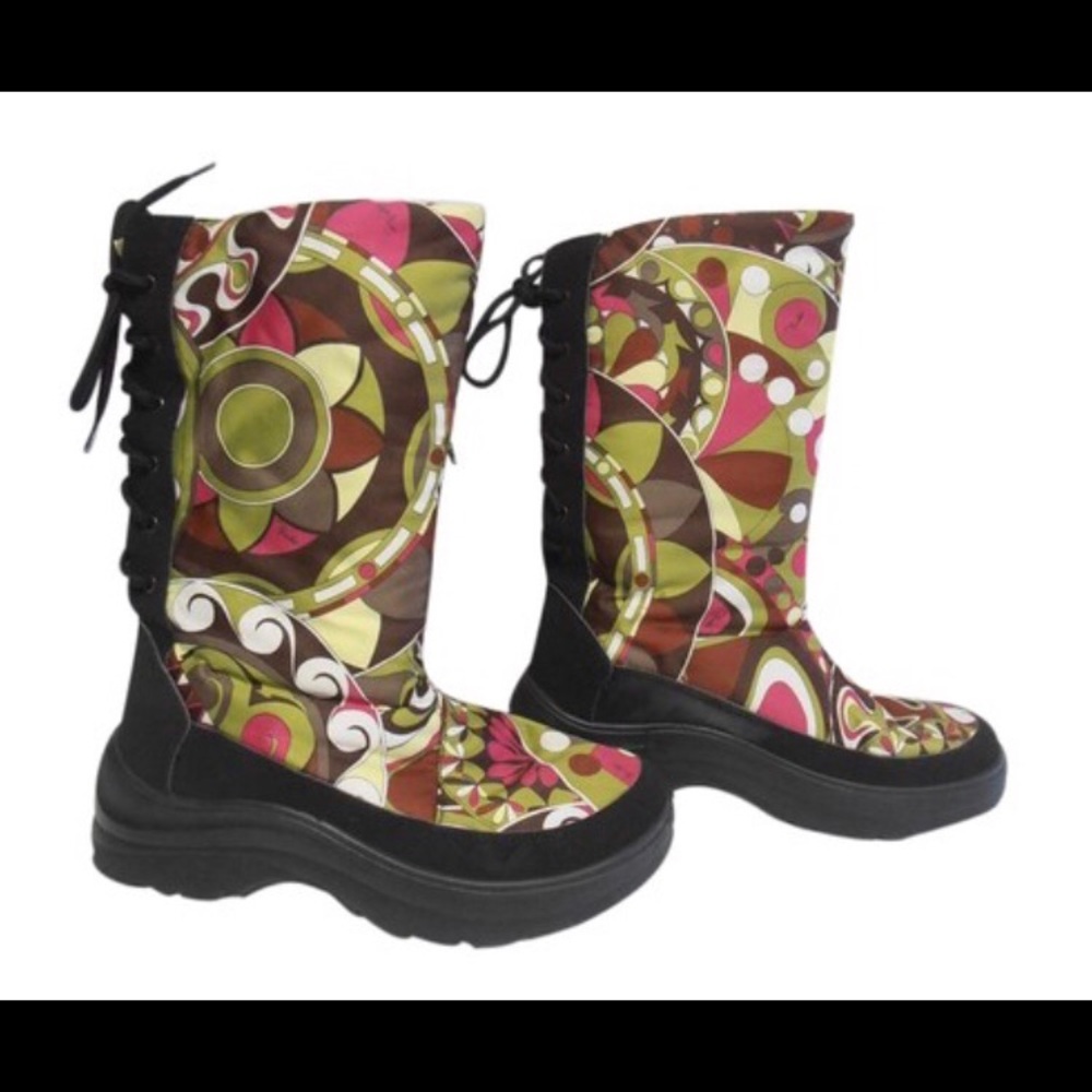 Emilio Pucci Snow Rain Ski Insulated Boots