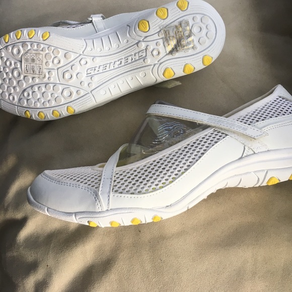 White Skechers - Picture 2 of 2