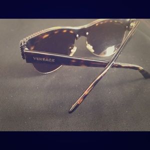 Versace tortoise frame sunglasses