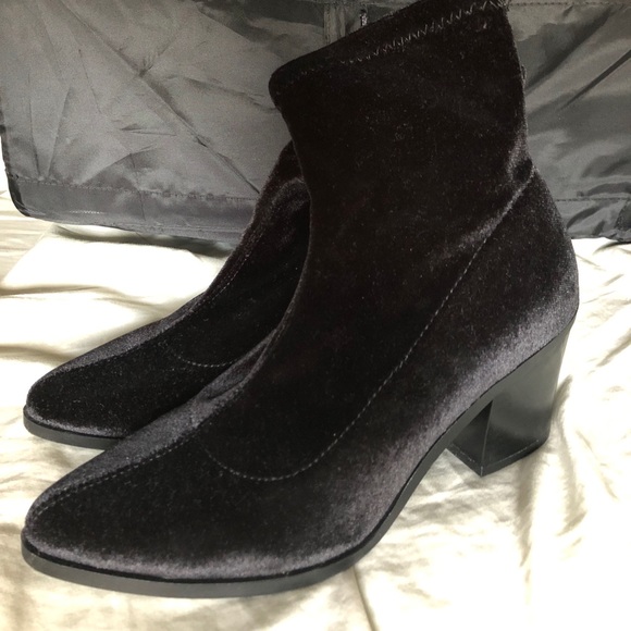 forever 21 velvet boots