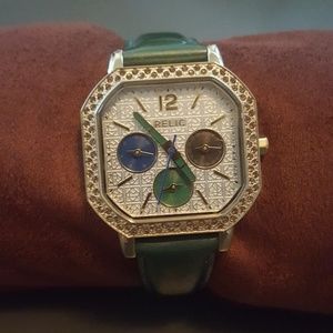 Relic green watch