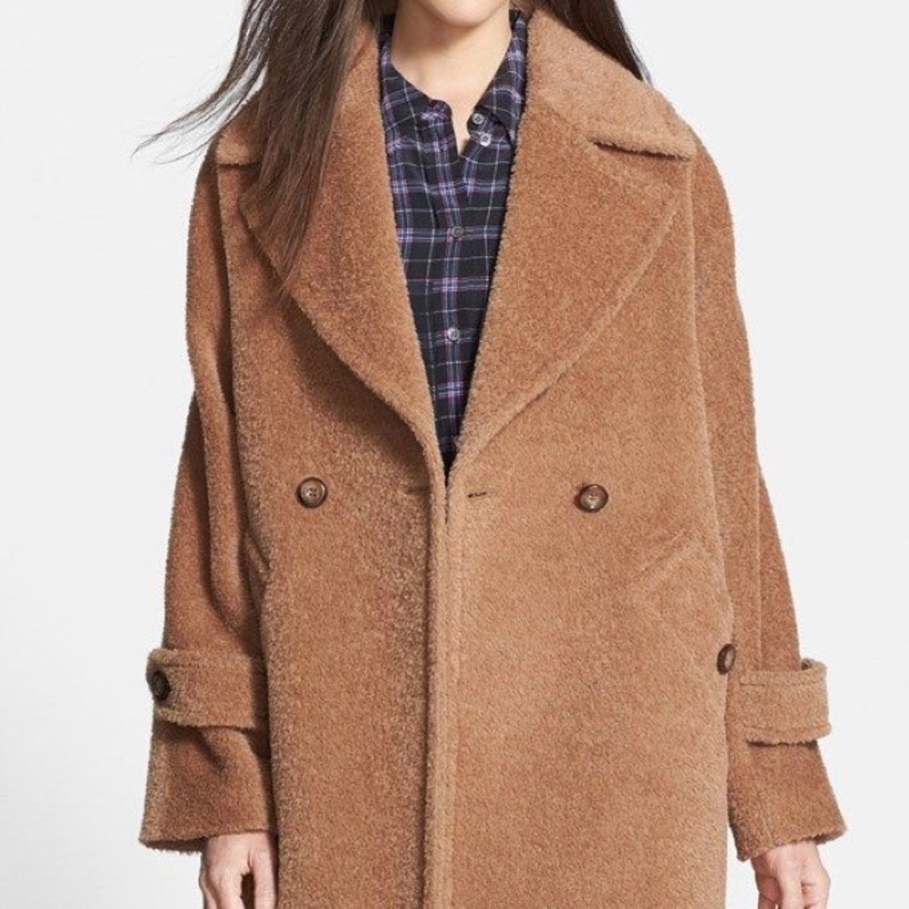 Trina Turk Nancy Oversized Double Breasted Coat