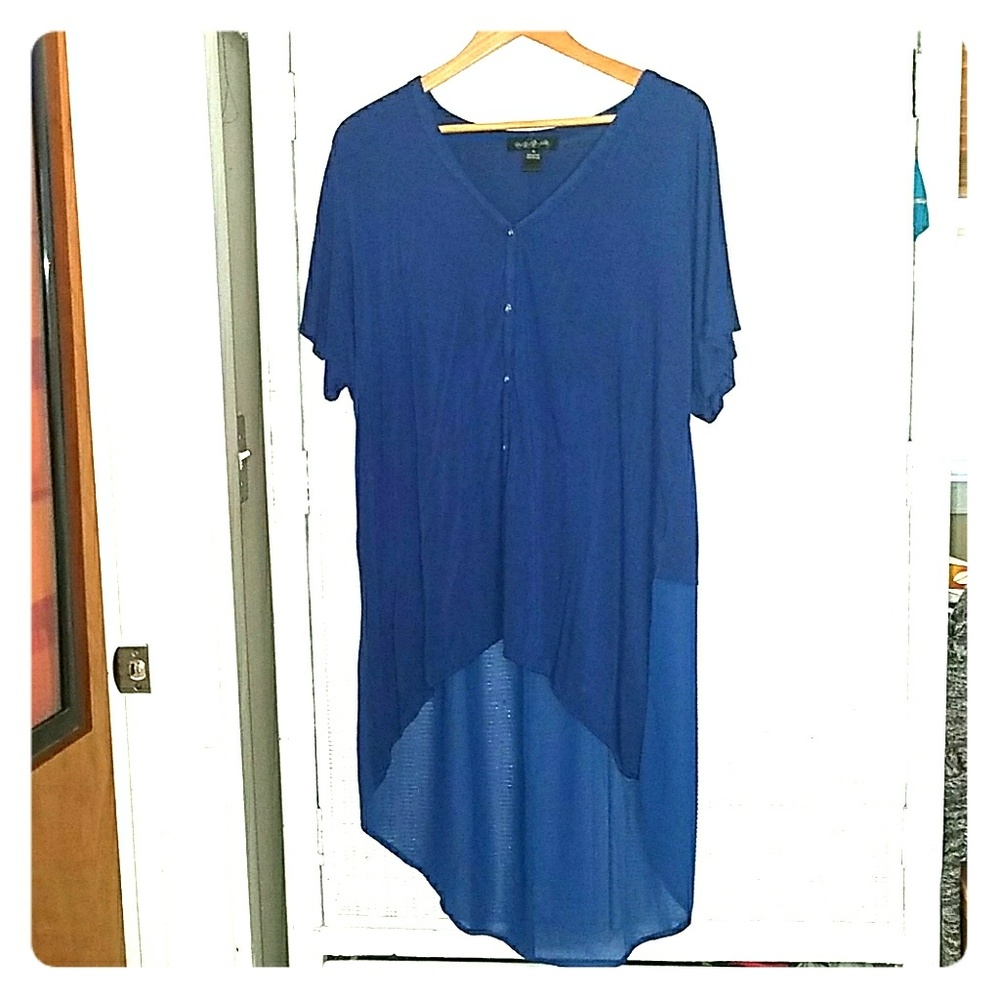 August silk XL shirt