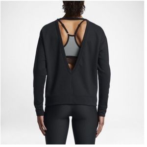 Nike Versa open back Long Sleeve top