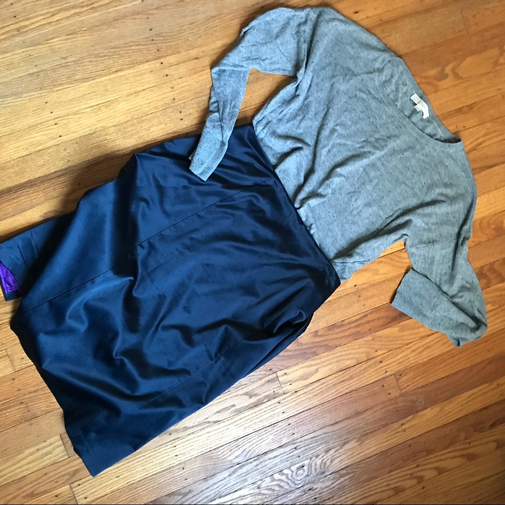 ELVI Satin pencil skirt