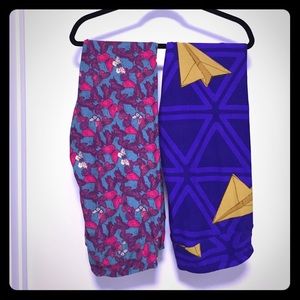 EUC Lularoe TC Leggings 2-pack