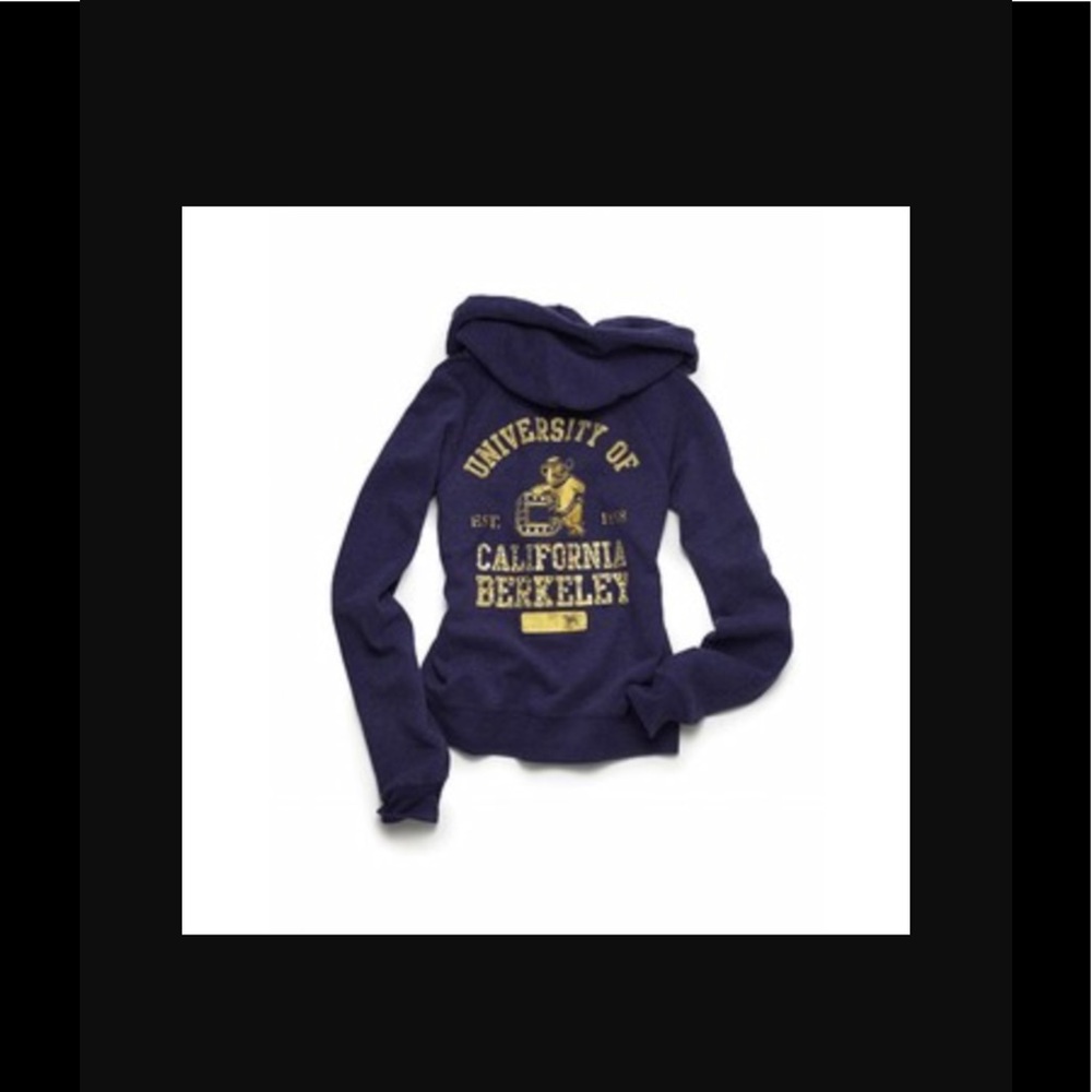 VS pink cal Berkeley zip up hoodie