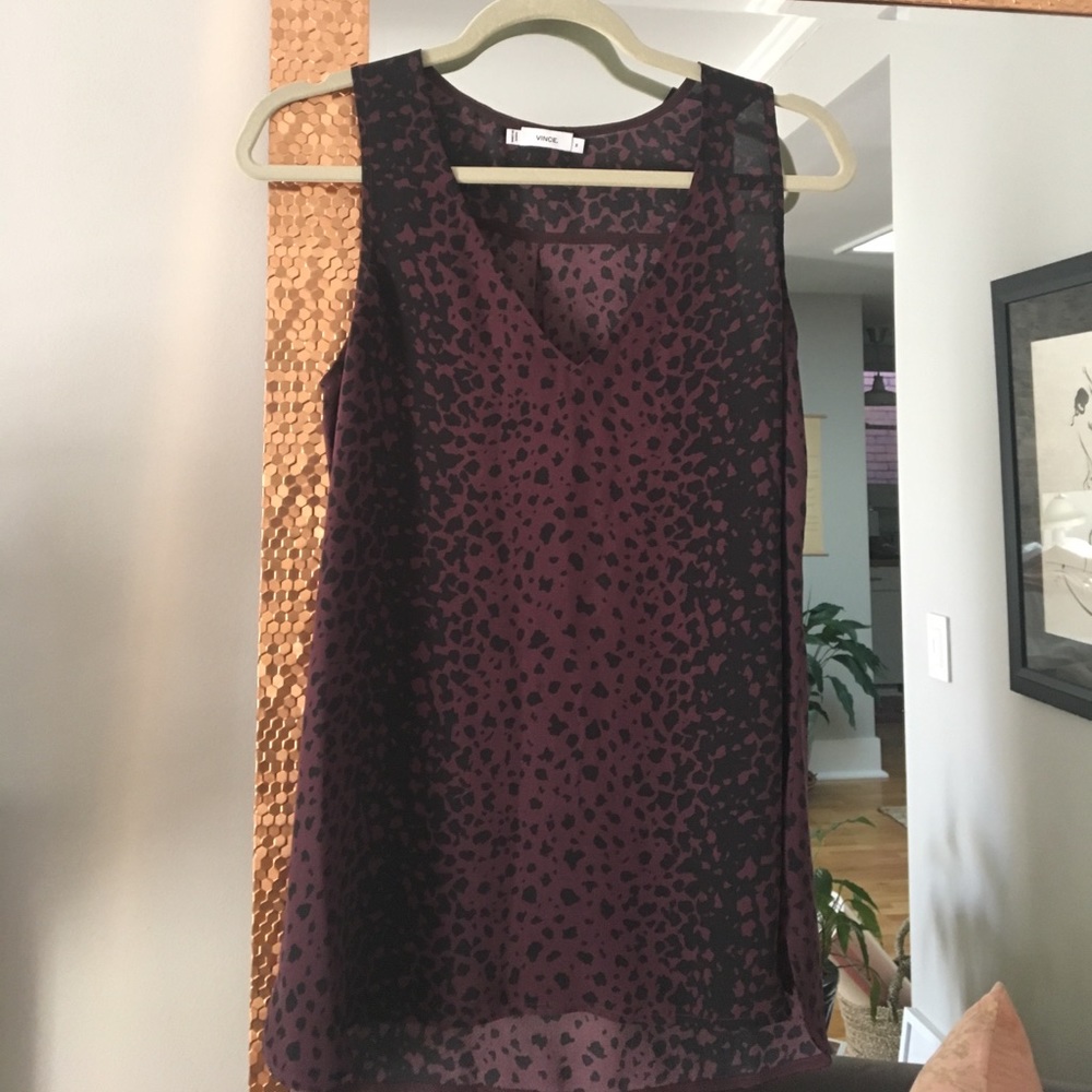 Vince sleeveless blouse size M