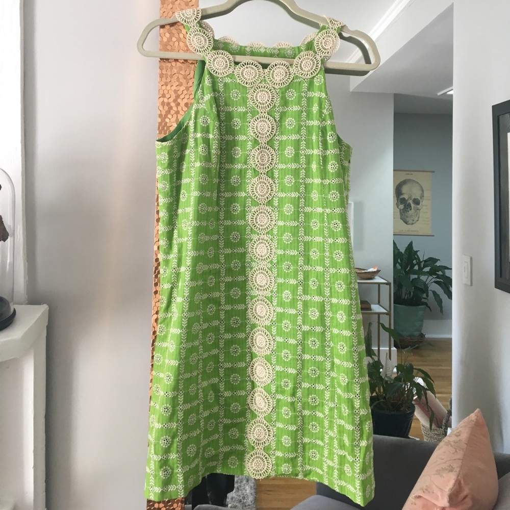 Tibi Kelly green dress with pockets