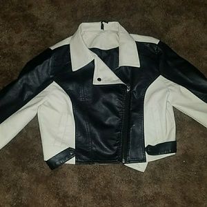 Lightly worn, Womans Small Leather Jacket.