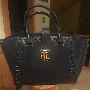 Authentic Brand New Navy Ralph Lauren handbag