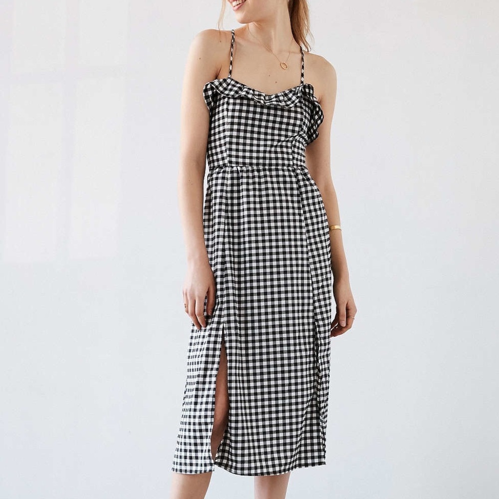 Gingham Midi Dress by Cooperative
