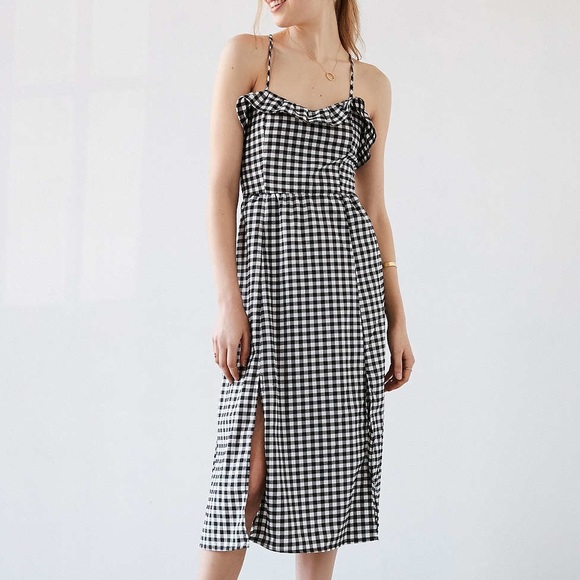 Gingham Midi Dress by Cooperative - Picture 1 of 6