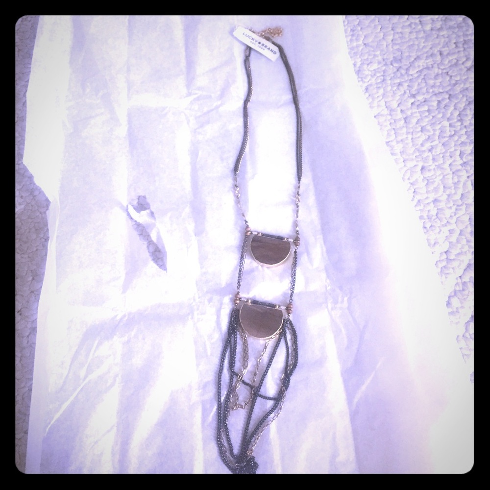 NWT Lucky Brand gemstone necklace