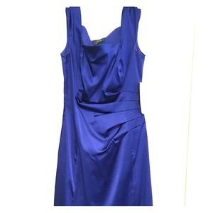 Ralph Lauren satin cocktail dress