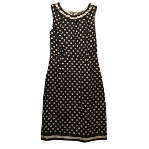 Kate Spade black and cream polka dot dress