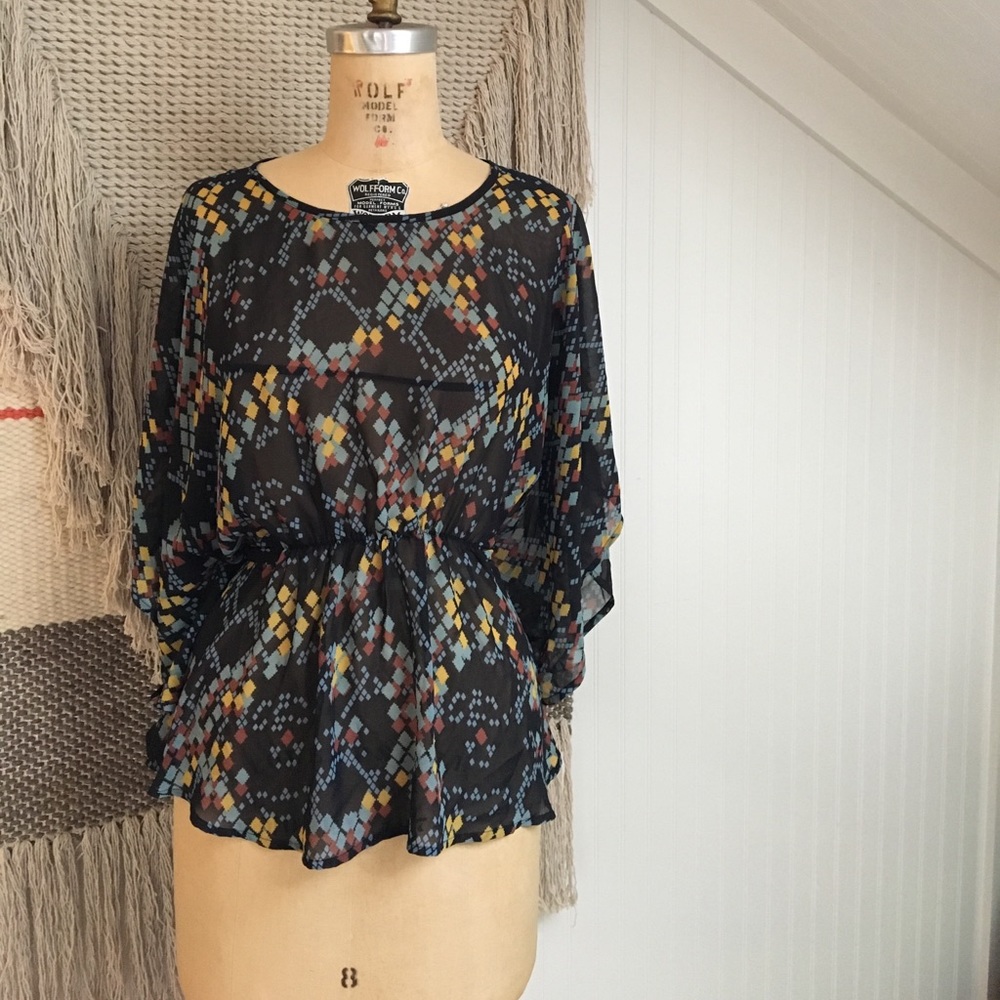 Petticoat Alley sheer blouse