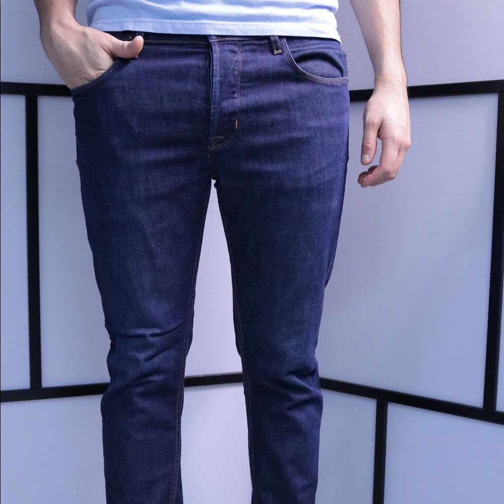 HUDSON Men's Jeans darkwash slouchyskinny