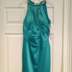 Eliza J satin cocktail dress