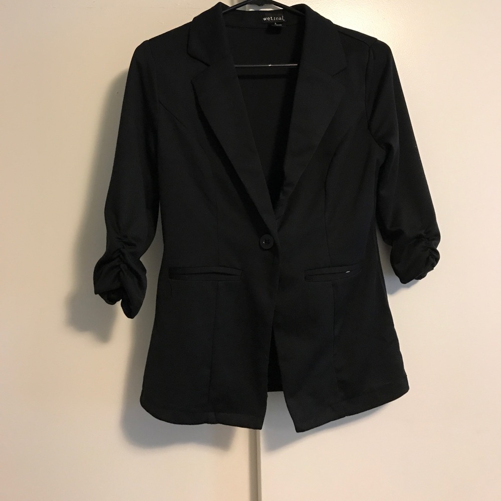 Black cardigan