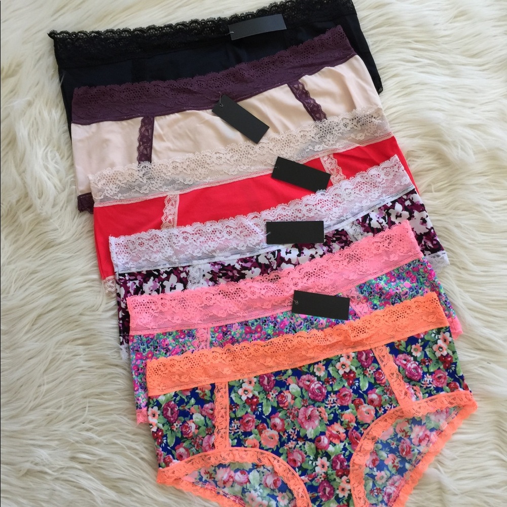 6 Size 4XL Mid Rise Soft Bikini Panties