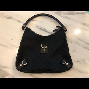 Gucci Black Abby D Hobo