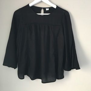 Old navy black crop top
