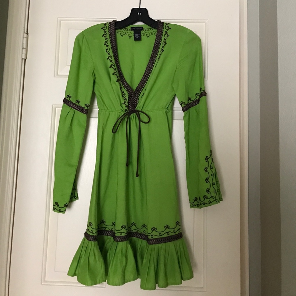 SUPER CUTE GREEN  DRESS