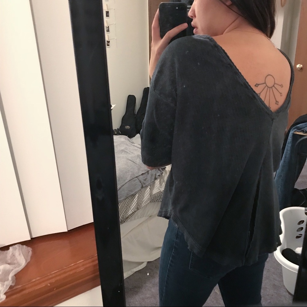SOLD - Free People - Open Back Top