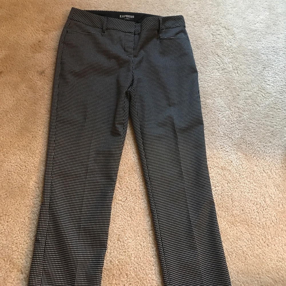 Express Columnist Dress Pant sz 4 checkered