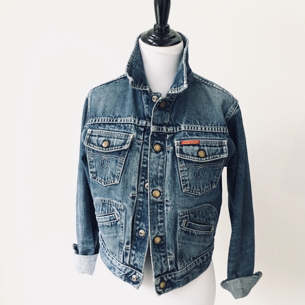 Vintage Lucky Brand Jean Jacket by Gene Montesano