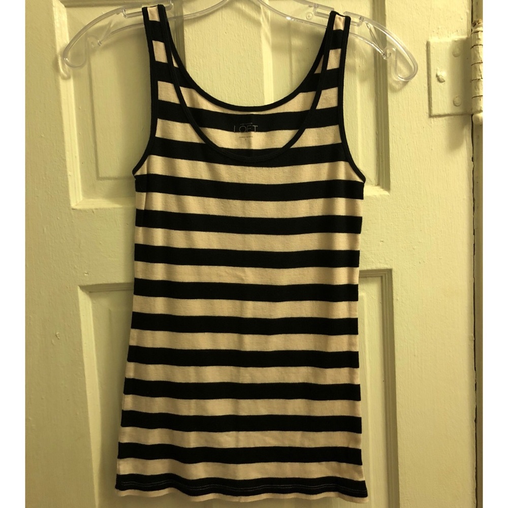 Loft cream/black essential tank