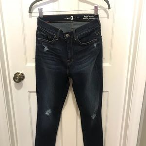 7 For All Mankind High Waist Gwenevere Roslyn Jean