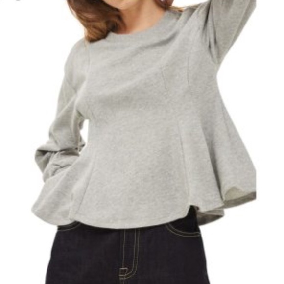 sweatshirt peplum