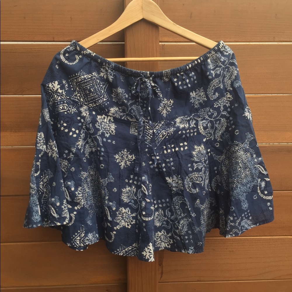 Blue and White Lucky Brand Skirt.