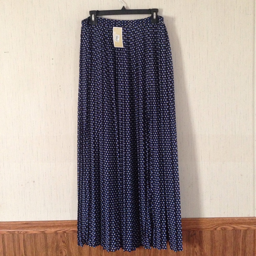 NWT Michael Kors pleated maxi