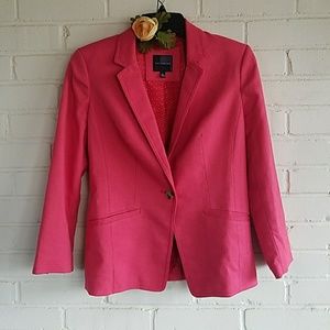 Coral 3/4 length sleeve blazer