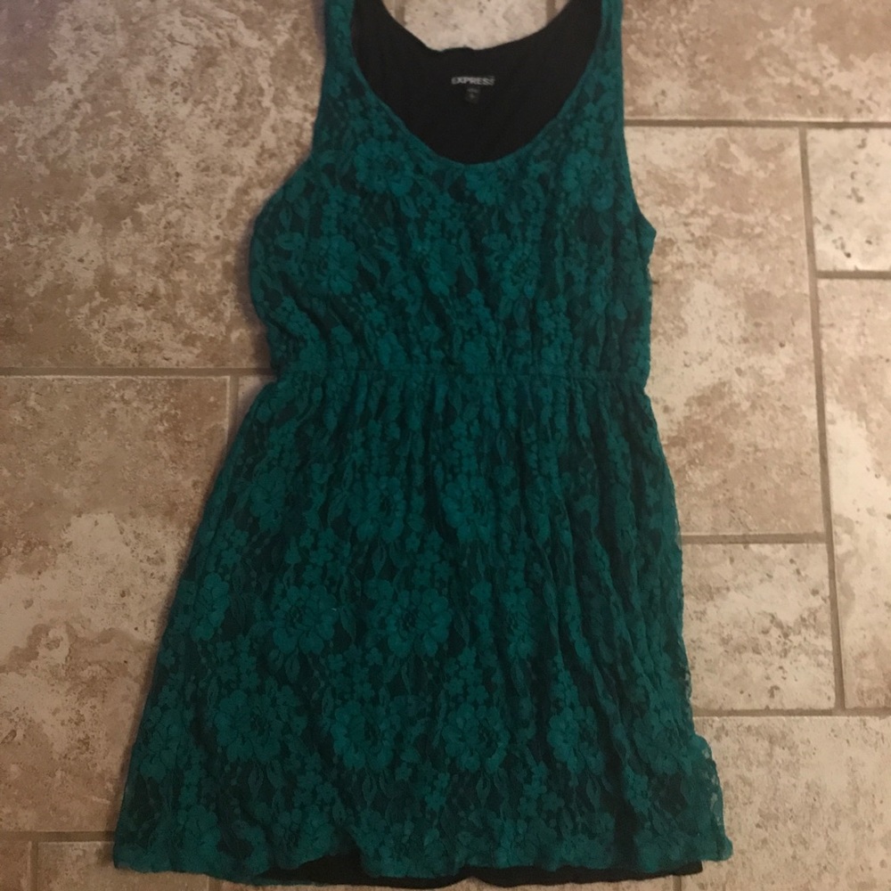 Teal dress
