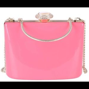 Coral Patent Leather Mini Bag