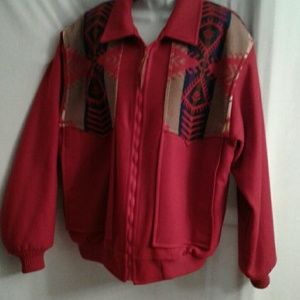 Vintage Pendleton wool bomber style jacket sz L