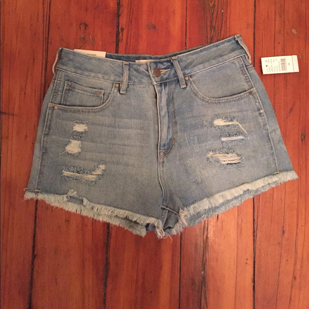 High Rise Pacsun Jean Shorts WITH TAGS!