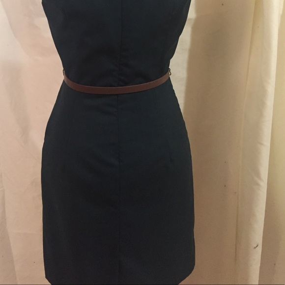 Dark Green Fitted Dress - Picture 4 of 5