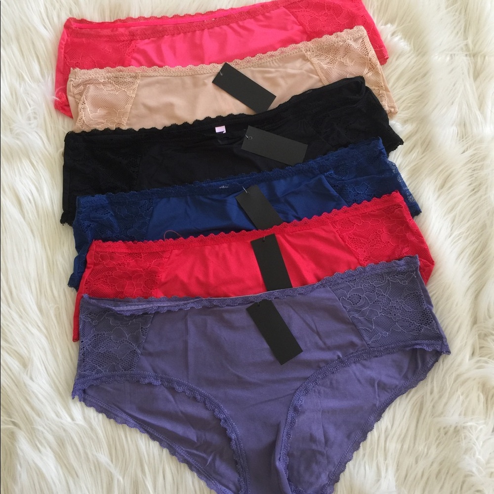 6 Size 4XL Sheer Comfy Bikini Panties