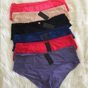 6 Size 4XL Sheer Comfy Bikini Panties