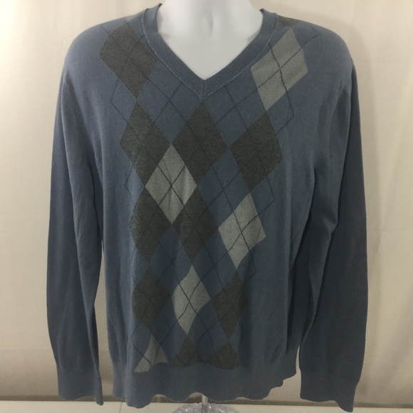 Banana Republic Other - Banana Republic Men’s Plaid Sweater Blue Size XL
